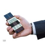 Porte-cartes compact en cuir, idéal pour les essentiels