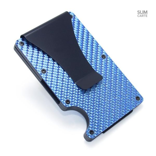 Accessoire élégant en métal pour carte de crédit, style moderne