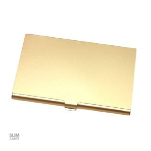 Porte-cartes aluminium fin au design intemporel - Le Classique™