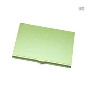 Accessoire pratique en métal fin pour cartes de crédit