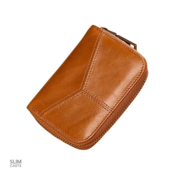 Porte-cartes en cuir véritable RFID - Le Classique™