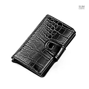 Accessoire masculin crocodile verni élégant