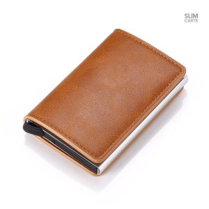 Accessoire porte-cartes en métal au style rétro