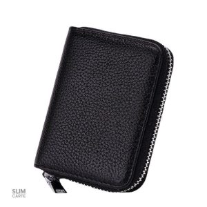 Accessoire en cuir avec finitions soignées