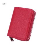 Porte-cartes classique en cuir véritable