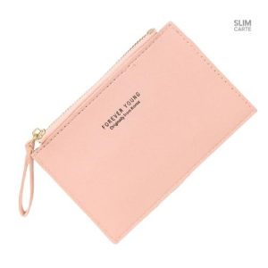 Portefeuille unisexe en simili cuir élégant