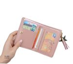 Porte-monnaie homme et femme, couleur tricolore chic