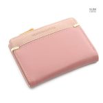 Design moderne de porte-monnaie bicolore en cuir