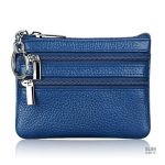 Porte-monnaie simili cuir double zip - Le Classique™