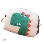 Porte-monnaie compact avec design animalier unique