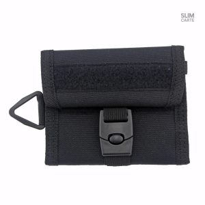 Portefeuille compact design armée, style classique