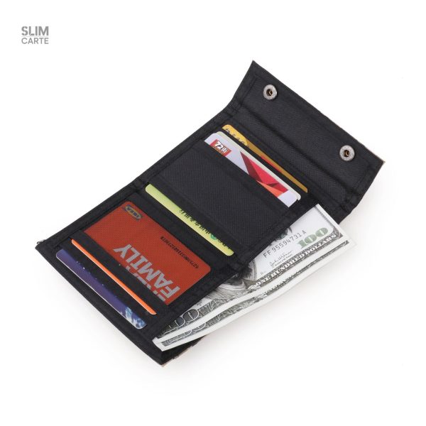 Porte-monnaie compact en tissu résistant à l'usure