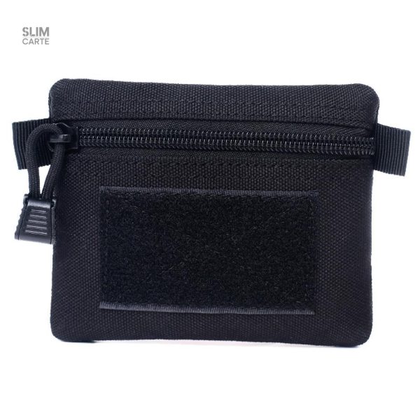 Portefeuille compact en tissu robuste