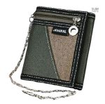 Modèle classique de portefeuille unisexe en tissu