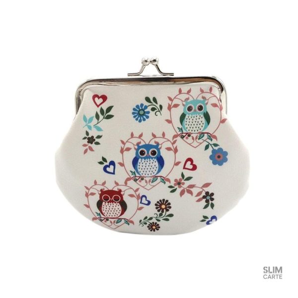 Porte-monnaie classique hibou pour hommes et femmes