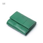 Portefeuille cuir uni, style intemporel