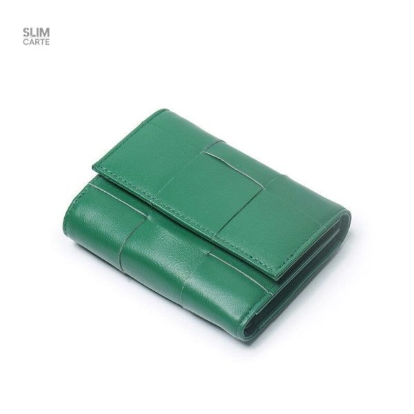 Portefeuille cuir uni, style intemporel