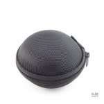 Porte-monnaie rond en jaune lumineux