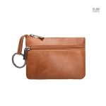 Porte-monnaie vintage en cuir avec porte-clés L’Héritage™