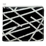 Portefeuille en cuir véritable pour un look audacieux