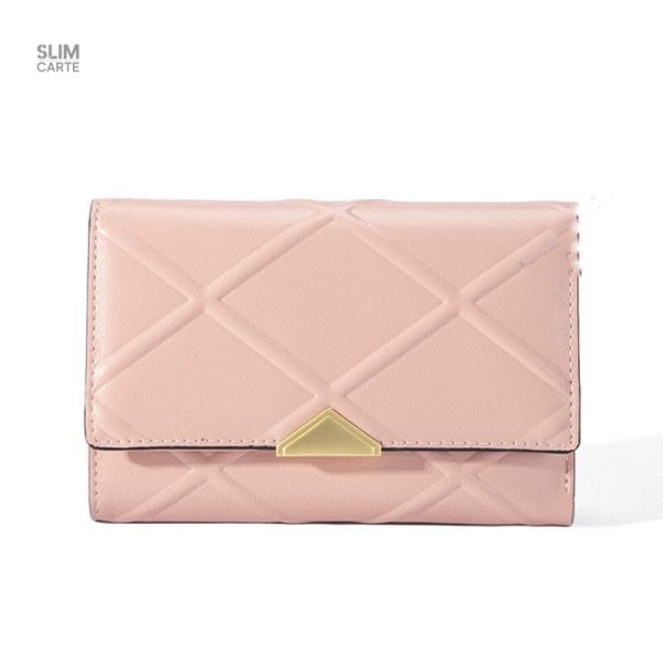 Portefeuille tendance avec motif géométrique pour tous les styles