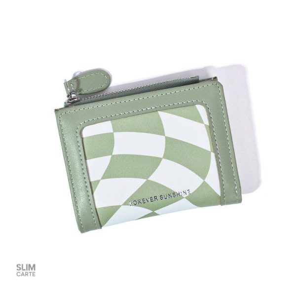 Portefeuille tendance à carreaux - Le Classique™