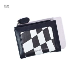 Accessoire en cuir à carreaux pour homme et femme