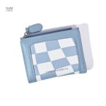 Portefeuille design à carreaux - Pratique et stylé