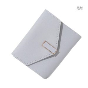 Style intemporel avec fermeture sécurisée, portefeuille court