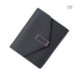 Couleur unie, portefeuille classique pour un look moderne