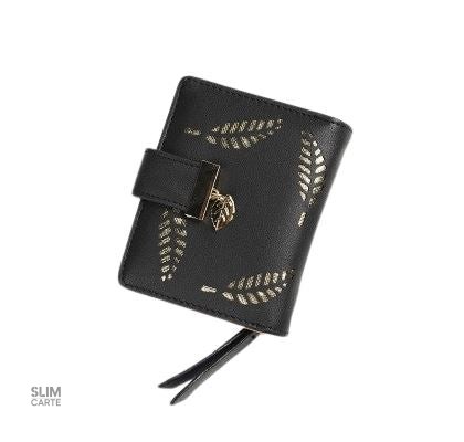 Portefeuille court orné