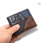 Modèle Le Classique : portefeuille court en cuir