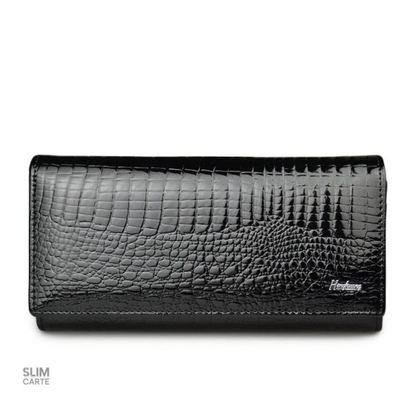 Portefeuille en cuir crocodile de luxe - L’Absolu™