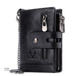 Portefeuille élégant en cuir avec protection RFID