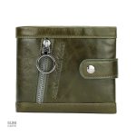 Cuir véritable, portefeuille court RFID pour hommes