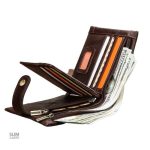 Portefeuille cuir véritable avec protection RFID