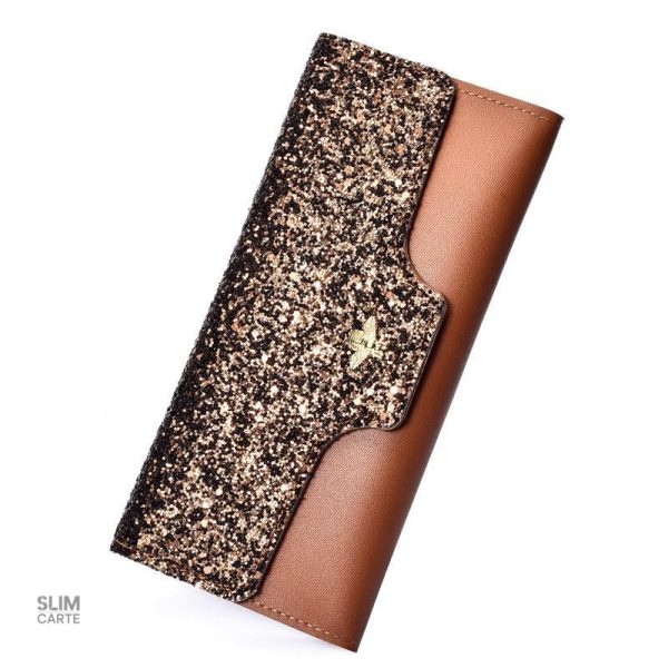 Portefeuille moderne et brillant pour un style intemporel