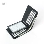 Portefeuille carbone fin avec protection RFID