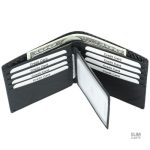 Portefeuille compact en simili cuir pour une meilleure sécurité