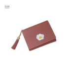 Portefeuille pratique à imprimé floral