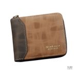 Portefeuille rétro bicolore pour hommes et femmes