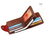 Portefeuille compact avec style vintage