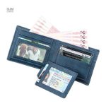 Élégant portefeuille unisexe en simili cuir durable