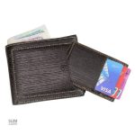 Portefeuille unisexe pratique en simili cuir rétro