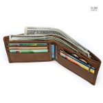 Portefeuille classique en cuir de style raffiné