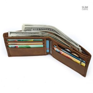 Portefeuille classique en cuir de style raffiné