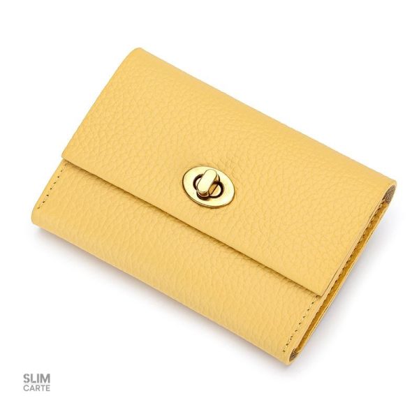 Portefeuille durable en cuir véritable