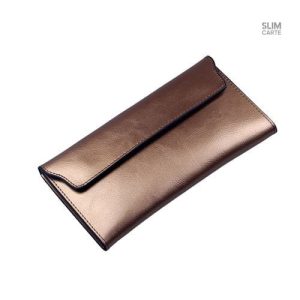 Portefeuille en cuir véritable long de luxe - Le Classique