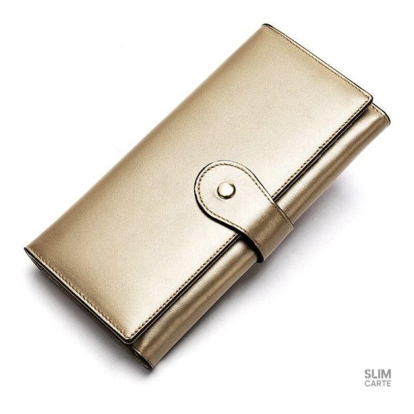 Portefeuille en cuir long RFID - Le Classique™