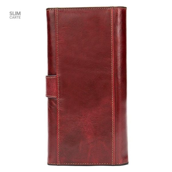 Portefeuille chic et fonctionnel en cuir authentique